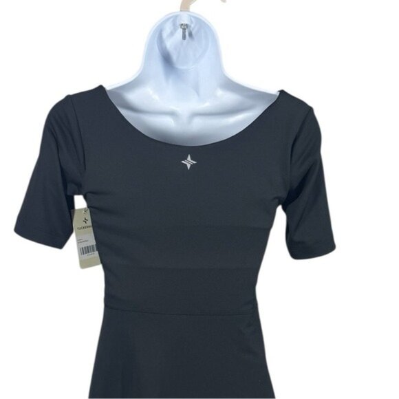 Tuckernuck Sport Rosemary Dress Black Step In Athletic NWT Size S Tennis Prep - Picture 8 of 12